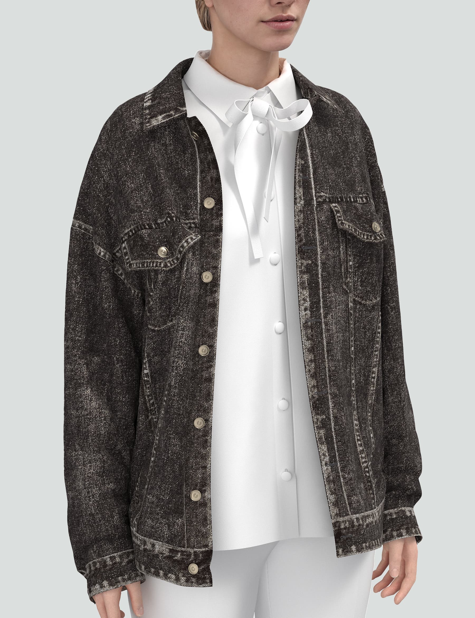 Denim Jacket - Black